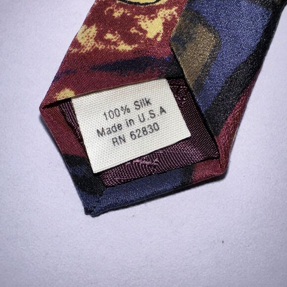 J Garcia 100% Silk Tie ( rn 62830) 58L 3.75W - Picture 4 of 4
